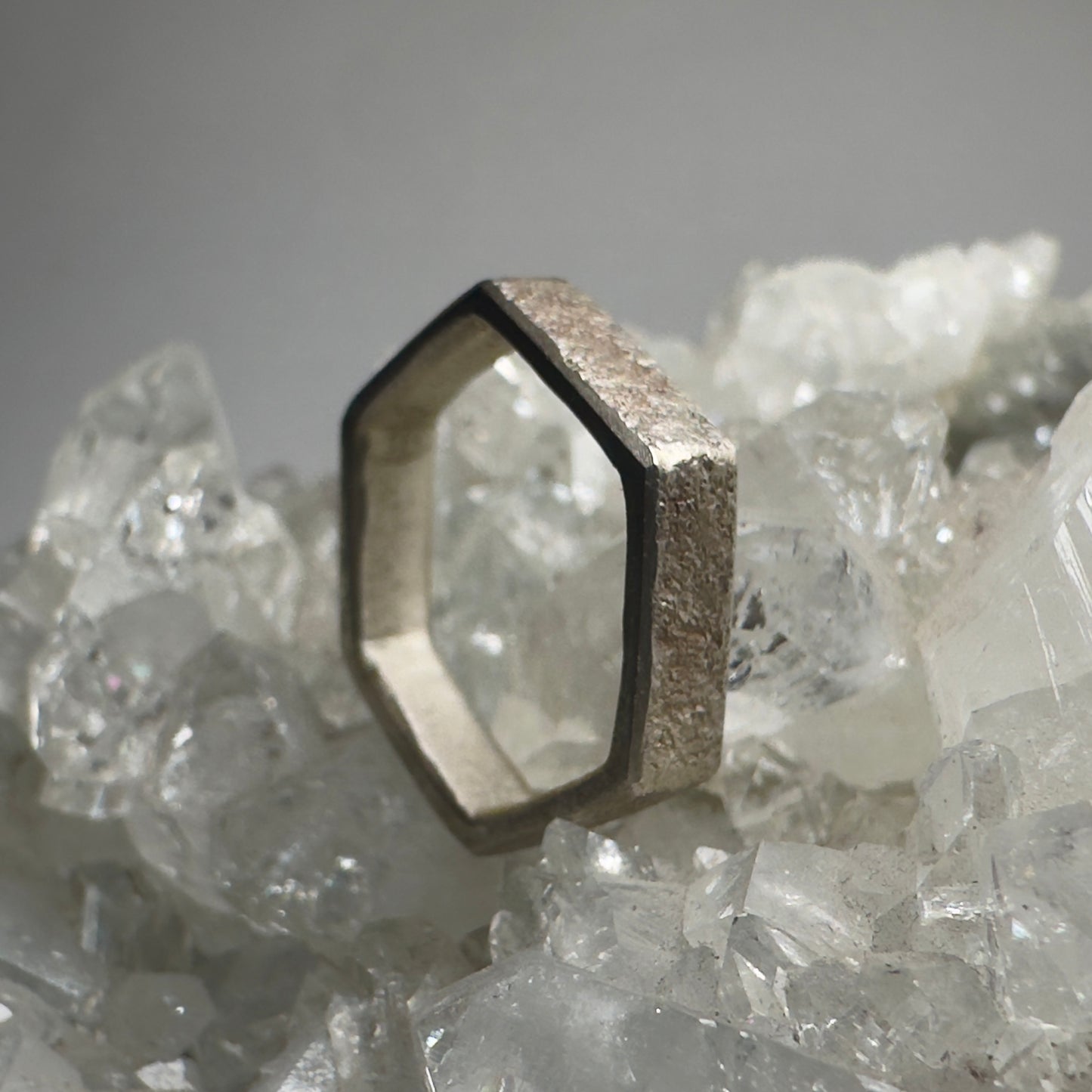 Hexagon Granite Ring
