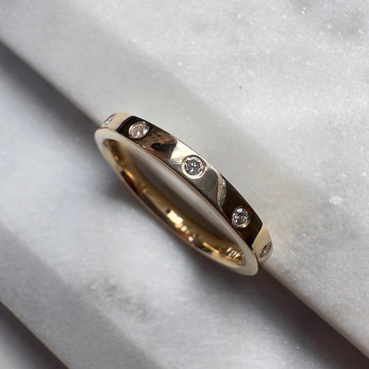 Eternity Band in 14k Yellow gold