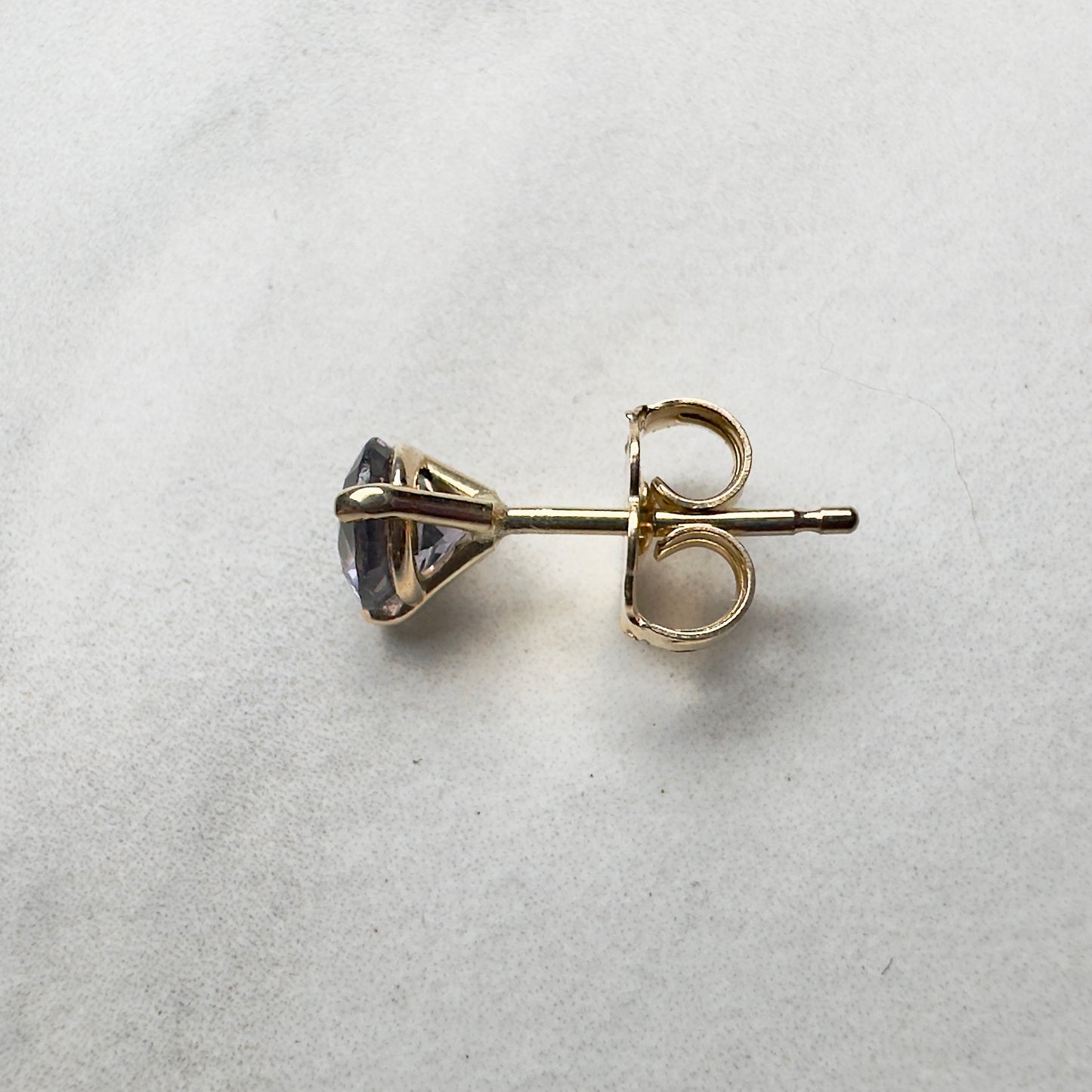 Lilac Spinel Single Stud Earring